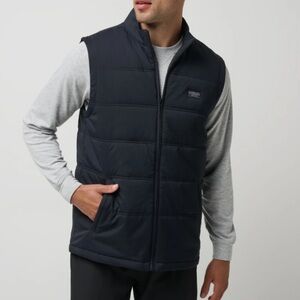 Travis Matthew Palisades Puffer Vest - Black - Men’s Large